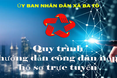 Quy trình hướng dẫn công dân nộp hồ sơ trực tuyến